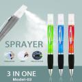 3 In 1 Ball Pen, Hand Sprayer 3 in 1 ball pen with rubber Grip (1 Pcs). 