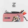 Black Pink Box Pouches for girls (Digitally printed on Cloth) By Zezo. 