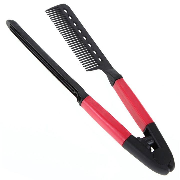 Hair%20Comb%20Straightener%20Styler%20Curler%20Dryer%20All%20in%20One%20-%20Non%20Electrical%20V%20Shaped%20Hair%20Straightener%20Curler%20Women%20Straightening%20Styling%20Tools%20Accessories%20DIY%20At%20Home%20Heat%20Resistance%20-%20Image%206