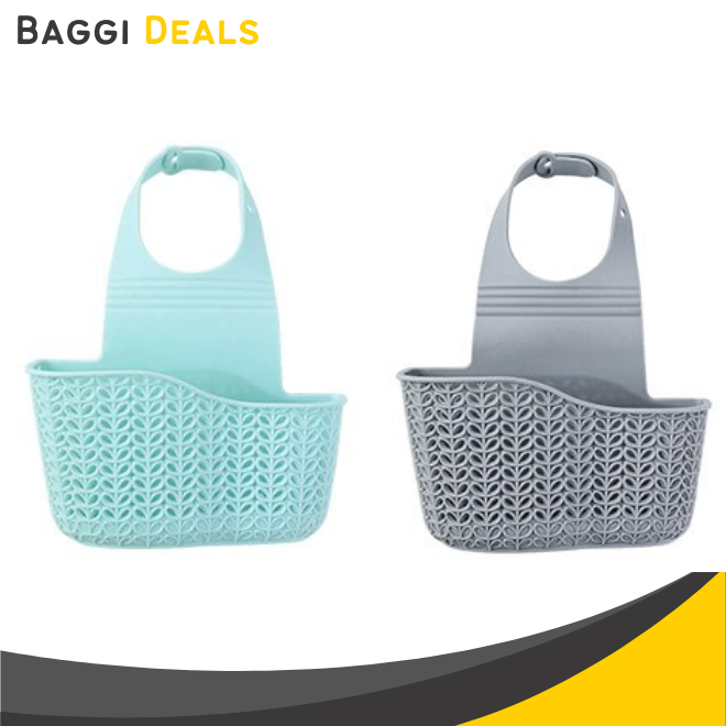 Hanging Sink Basket Organizer strainer bathroom storage container kitchen sink sponge storage basket