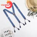 Vist Fox Male Suspender Versatile Heavy Duty Suspender Wedding Suspender. 
