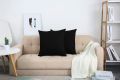 Pack Of 7 - Cushion Covers- 15 x 15 - Solid Colors. 