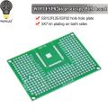 WAVGAT 5x7CM Double Side Prototype  Board Breadboard Protoshield For Arduino Relay ESP8266  ESP-12F ESP-12E ESP32 ESP32S. 