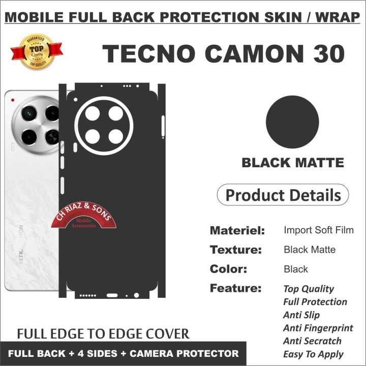 TECNO%20CAMON%2030%20FULL%20BACK%20360%20premium%20Protection%20Skin%20Wrap%20full%20cover%20Premium%20Quality%20-%20Image%204