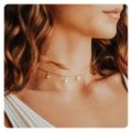 Trendy Gold Silver Color Chain Star Pendants Short Necklace Adjustable Choker Necklace For Women Street Wear Korean Jewelry 2020. 