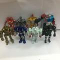 New Real Steel Zeus Atom Midas Raider Robot Model Toys Action Figure 8pcs/set 13cm. 