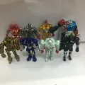 New Real Steel Zeus Atom Midas Raider Robot Model Toys Action Figure 8pcs/set 13cm. 
