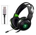 Gaming Headphone / Headset / RGB Lighting / Thunder V5000 / Super Bass / Beats / Stereo / Dual 3.5mm Plug Interface with Microphone / HD Music / Smart / Fancy / Stylish / Mobile / Laptop / Desktop / PC. 