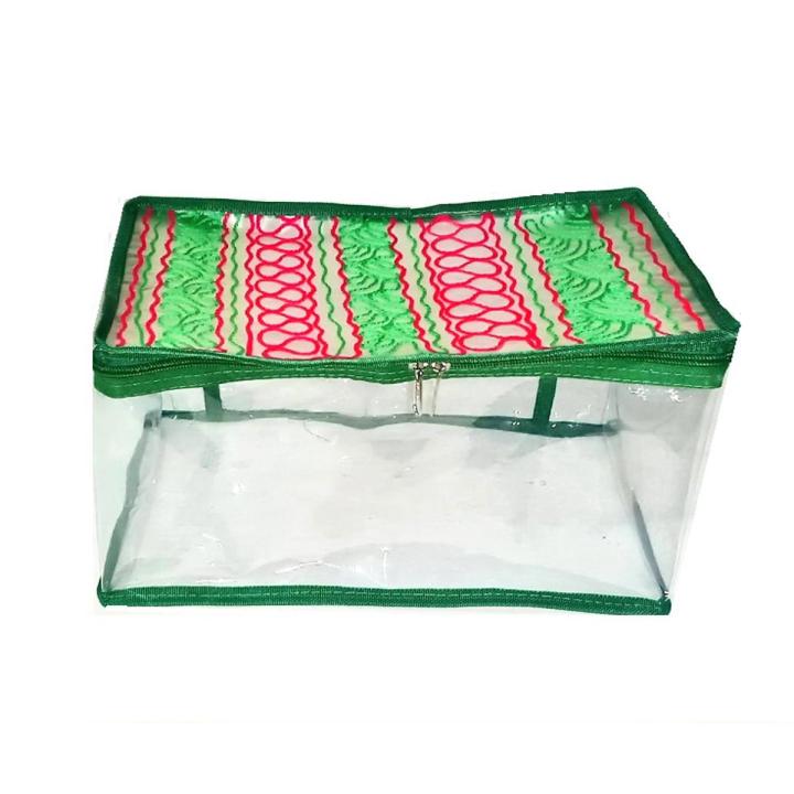 CUSTOMIZE transprant emproidry storage bag(12x8x6 inch)(pack of 5 pieces)
