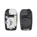 FOR TOYOTA VITS / BELTA 2 BUTTON MODIFIED FLIP KEY SHELL CASE WITH UNCUTT KEY BLADE ORINGNAL BRASS BEST QUALITY LUXURY DESIGN. 