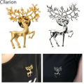 Men and women  Year gifts literary retro Elk antler shirt brooch collar needle antilight collar buckle collar collar clip female. 