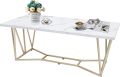 center table side table for living room  wooden marble texture powder coated paint Modern Luxury Living Room Table Gold Paint Finish. 