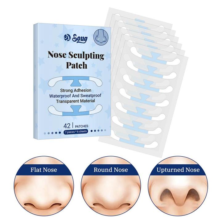 durableSales promotion Shaped nose shrinkage beauty Small and narrow nose shrink strip shrink nose wing y special nose retract Cospla paste thin concealed wings