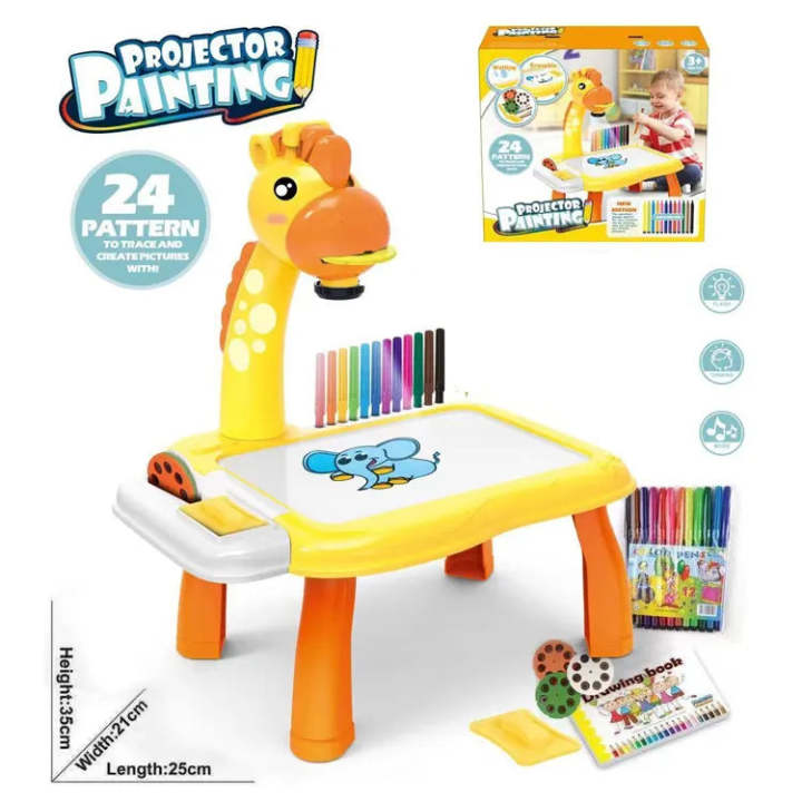 Drawing Projector For Kids Children Projector Painting Art Drawing Table Light Toy Educational Learning Paint Tools Toys main image 0
