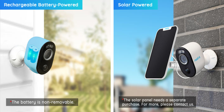 Reolink Argus 3 Pro WiFi IP Security Camera 2K Battery Powered with Solar Panel