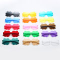 Lenses Jelly Colorful Gradient Fashionable Apple-shaped Sunglasses Glasses. 