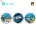 Bathroom Wall Stickers 3 Pcs Ocean Animal Wall Stickers Waterproof Anti-slip Self-adhesive Decals for Bedroom Bathroom Buyer's Choice Kids Tub Decals. 