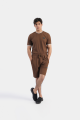 Ismails Clothing Men - MEN COORD SET RIBBED SHORTS. 