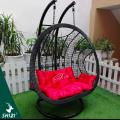 Shizi Double Seater Swing Chair Jhoola with Stand, Cushion Set - Hanging Jhola Swing chair for two persons. 