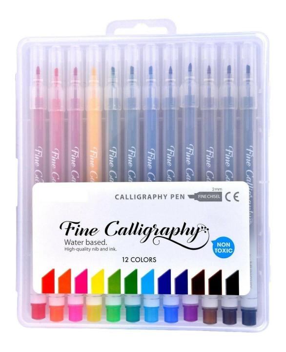Mungyo%20Fine%20Calligraphy%20Pen%20Set%20Of%2012%20Assorted%20Colours%20-%20Image%203