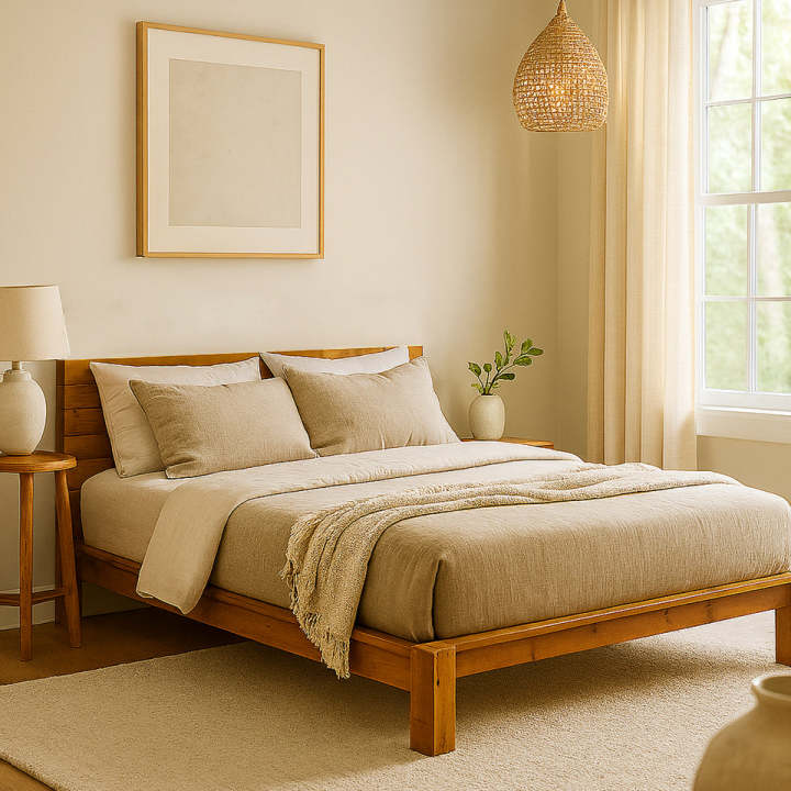 Japandi King size Bed