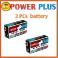 Pack Of 5- Long Lasting 9V Battery Model: 6F22. 