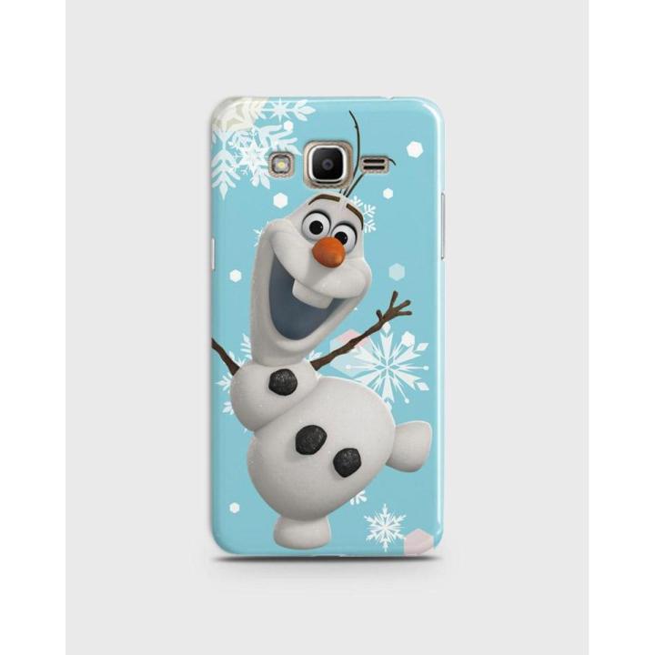 Samsung J2 prime  3d Hard Cover case Frozen Olaf - 1 cover 2017
