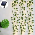Artificial Plant Leaves bail with Fairy Lights Battery Operated - Money Plant Bail Room decoration items - Wall Hanging Flower. 
