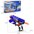 Blaze Storm Manual Pull Nerf Soft Darts Mini Toygun With 10 Pcs Soft Darts - Toys For Boys - 7036. 
