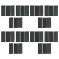 36 Pcs 3000 5000 7000 High Grit Wet and Dry Sandpaper 9 X 3.6 Inch. 