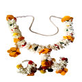 Artificial Flower mehndi Set - Flower Jewelry Set for Girls/Women. 