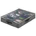 Under Bed Shoe Organizer, Shoe Cover ,Shoe Organizer ,Bag Hard Solid Parachute Fabric With Clear Plastic Zip cover. 