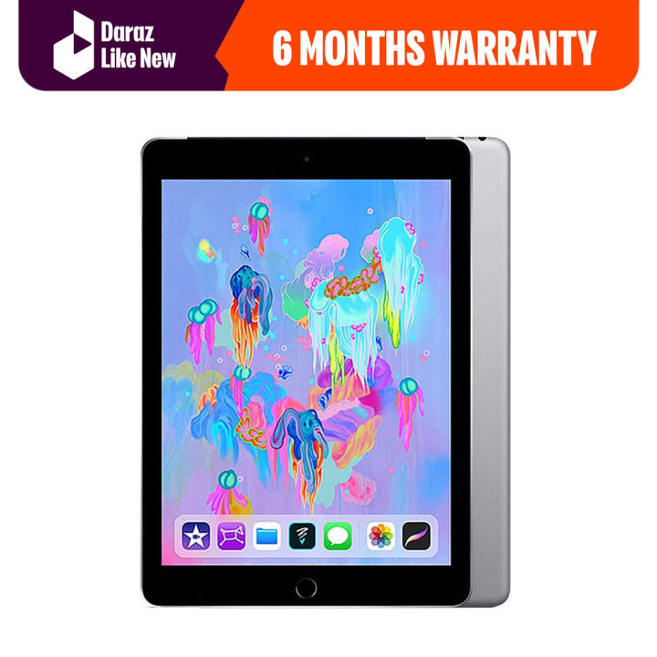 Apple iPad 5th Generation (2017) - 128gb Storage - 9.7'' Screen Size - IOS 16.6 - Grey - Daraz like New Tablets