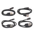 Universal Smart Watch Magnetic Charger USB Cable for 2-Pin and 4-Pin Smartwatches. 