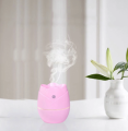 Ultrasonic Rose Mini Humidifier Diffuser Purifier 80ml - Multi. 