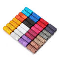 Solitary waves Colorful No tie Shoelaces Elastic laces Sneakers Rainbow Round Tennis Shoelace without ties Kids Adult Running Shoes Accessories. 
