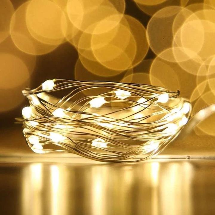 GOLDEN COLOR BATTERY OPERATED FAIRY LIGHT ROOM DECORATION FAIRY LIGHT