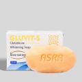 Gluvit-S Glutathione Soap 75gm - For Men & Women - For Fairness & Glowing Skin - Fades Dark Spots, Controls Oil & Reduces Wrinkles with Jojoba Oil - For Face & Body. 