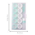 Bag Soak Lovely Storage Case Container Clear Small Portable Contact Lens Box. 