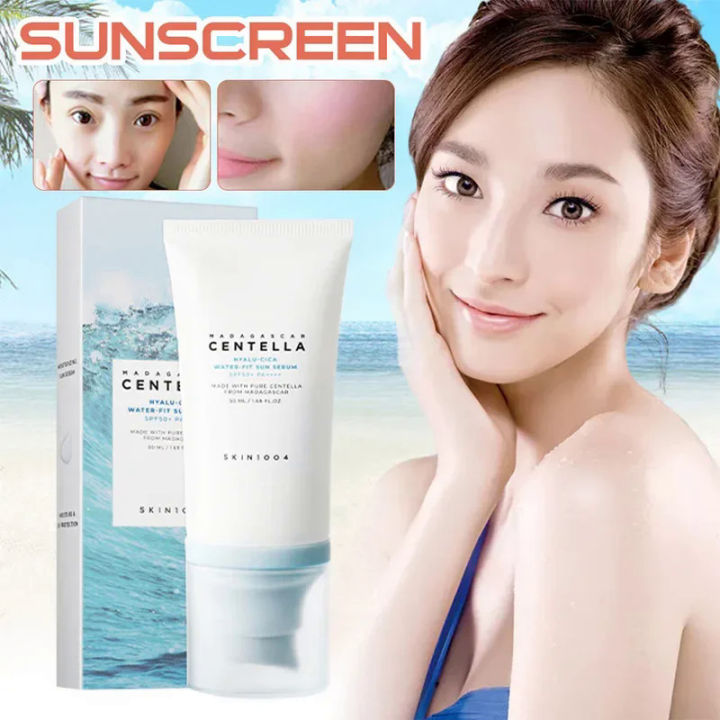 Centella Asiatica Hyaluronic Acid Water Sense Sunscreen Lotion Moisturizing Repair Lotion Long Lasting Sun Protection Non-greasy