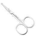 Premium 1 Pcs Nose Scissors for Personal Care Facial Hair Removal and Ear Nose Eyebrow Moustache And Beard Trimming Stainless Steel Safety Grooming Scissors Fine Straight Tip Scissors Men. 