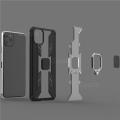 Apple iPhone 11 Pro MAX Back cover Predator Armor Metal Ring Grip Shockproof Dual Layer Rugged Hard Cover for Apple iPhone 11 Pro MAX - BLACK. 