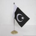 Pakistan Table Flag with Stand – Executive Office & School Desk Decor | Ideal for Patriotic Displays & Desk Organizer. 