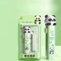 New Cute Panda Eraser Pencil Cute Push-pull Pen Shape Rubber Cute Stationery Pencil Eraser for Kids Student School Supplies. 