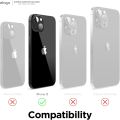 elago Liquid Silicone Case Compatible with iPhone 13 (6.1 inches), Premium Silicone Case, Full Protection Case – Shockproof Cover with 3 Structures, Soft Microfibre Prevents Scratches (Black). 