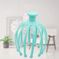 12-Claw Head Massager Octopus Rotating Ball Relaxation Massager Meridian Head Massage Claw(As Shown). 