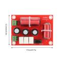Bass Frequency Divider 3 Way Audio Speaker Crossover Filter for 4‑8in Speaker Supplies. 