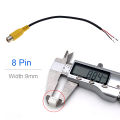 Car 4 6 8 10 12 Pin DIY Universal RCA 4G AUX Camera Video Input Cable Adapter Wiring Connector Android CD Radio Car Accessories. 