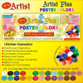 POSTER COLORS 12 Artist Poster Color Paints – 12 different shades bottles 20cc Can be used on a wide variety of hard surfaces: wood, terra cotta, plaster, concrete and much more Clean with soap and water while wet poster colors set of 12 poster colors set. 