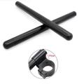 Black Universal CNC Clip On Handle 7/8" Handlebars High Quality Handle Bar CNC Universal For Most Café Racer Motorcycle Street Sport Bike YBR, Suzuki, Honda ETC Black. 